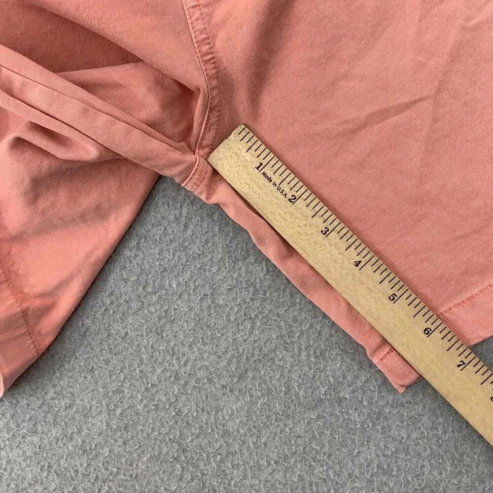 Vineyard Vines Island Shorts 40 Pink Flat Front Chino 7